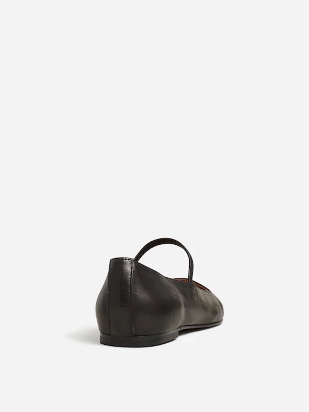 Madewell The Greta Ballet Flat in Black Leather Size 6 NWOB - Picture 3 of 12